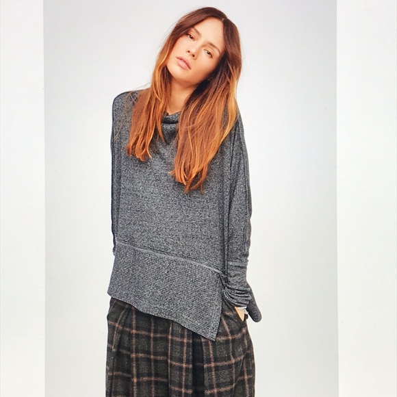 Free People Londontown thermal sweater top S - Picture 4 of 16